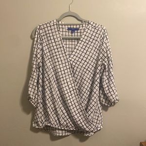 Black and White Modern Blouse